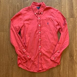 Coral Ralph Lauren Buttoned Shirt
